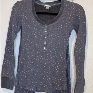 Victorias Secret Velvet lined PJ set. Womens Sz XS grey